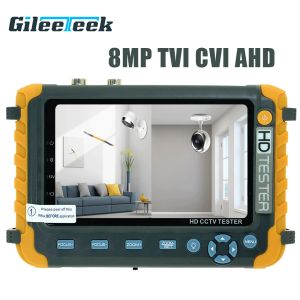 Ekran IV8W CCTV Kamera Test Cihaz Monitörü 8MP ADH CVI TVI CVBS 4 INS 1 Kameralar HD Koaksiyel Test Cihazı DC12V Çıkış Güç CCTV Test Cihazı Test Aracı