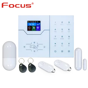 Комплекты Focus havgw французское текстовое меню Wi -Fi тревоги GSM Smart Home Security Alarm Antitheif Brugrar System Wi -Fi Smart Alarm System