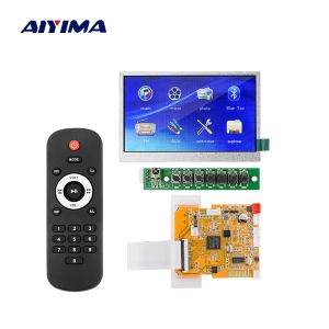 Игроки Aiyima 5V Bluetooth Bluetooth 4,3 дюйма LCD -декодер Bluetooth Mp3 Audio MP4 MP5 Видео декодирование USB TF FM Radio HD 16*16 DDR MEMOM