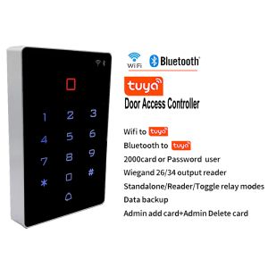 Комплекты Wi -Fi Tuya Smart Door Lock System Система управления доступом автономной клавиатуры RFID CARD CONTROLLER DOOR