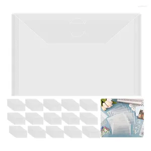 Envelope de embrulho de presente -bolsos de armazenamento de bolsos plásticos selvagens para cortes de carimbo transparente papel de scrapbook