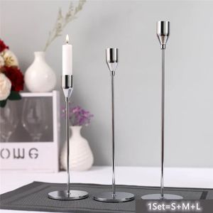 2024 Ins Luxury Metal Candle Holders Candlestick Fashion Wedding Table Candle Stand Exquisite Candlestick Christmas Table Home Decor