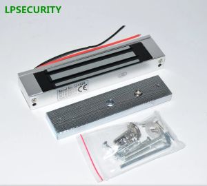 Lpsecurity zamanlayıcısı 280kg elektrikli manyetik kapı kapı kilit erişim kontrol sistemi için intercom ofis cam ahşap kapı