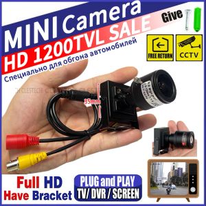 Камеры CCTV Mini Camera 2,8 мм12 мм 1200TVL HD Ручная Zoom Ручная сфокусировка металлической аналоговой наблюдение за безопасностью Vidicon Micro Video для дома/автомобиля