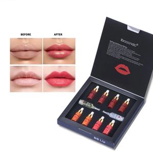 2024 Microneedle Lip Gloss Conjunto BB Lips Serum Pigmentos orgânicos suporta Desenvolvimento de cores Hidratante e regeneração para BB Lips Serum