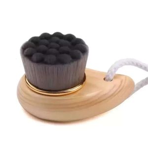 Лицо деревянная ручка для ванны очищающая кисточка для красоты инструмент для волос в рубеж