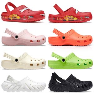 Сандалии дизайнер Croc Classic Slogs Sandale Cross-Tie Slippers Kids Slides Boys девочки Дети Дети Малыш Обувь Cros Slog Sliders Mens Women Platform Бесплатная доставка