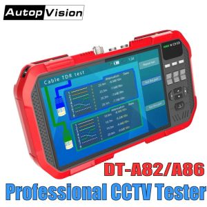 DTA86 7 inç H.265 4K Ağ HD IP TVI CVI AHD CVBS CCTV Kamera Test Cihazı Monitörü+TDR Kablo Testi+Multimetre+Lazer Güç Ölçer