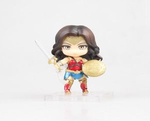 Новый Q Ver 818 League League Wonder Woman Hero039S Edition Movaible 10см ПВХ подарок для детей 6949388