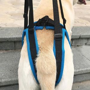 Köpek Taşıyıcı Ayarlanabilir Askı Evcil köpekler için bacak parantezlerini kaldıran arka ayaklar arka bacaklar yardımcı kemerlerle evcil hayvan dengesine yardımcı olur