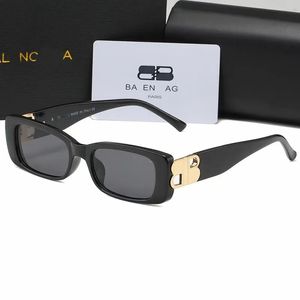 Kutu Top Tasarımcı Güneş Gözlüğü ile Kadın Erkekler Güneş Gözlüğü BB Klasik Stil Moda Açık Hava Spor UV400 Seyahat Güneş Gözlükleri Yüksek Kalite