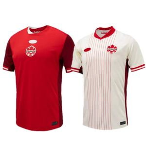 2024 Kanada Futbol Formaları Erkekler Çocuk Kit Üniformaları Milli Takım Davies J.David Ugbo Larin Cavallini Millar Eustaquio Futbol Gömlek Evde Üçüncü Üniforma