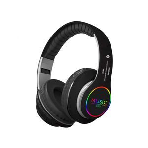 Новые наушники VJ033 Bluetooth, устройство для еды курицы, вставка для карт, складные светодиодные, освещенные беспроводные наушники