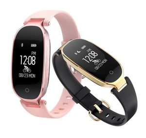 S3 Smart Birstbands Fitness Bracelet Bracelet Monitor Monitor Tracker Tracker Smart Wwatch Band Women Ladies Watch для iOS Android Phone8575582
