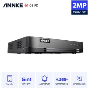 Kaydedici Annke 16CH 1080P Lite Hybrid H.265+ Video Gözetim DVR Desteği TVI/AHD/CVI/CVBS/IPC girişi. 5'inde 1 onvif dijital kayıt cihazı
