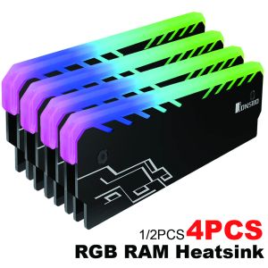 Fareler 41pcs Alüminyum Alaşım RAM RAM SİPİK RADYATÖR DDR DDR DDR4 DDR4 Masaüstü Bellek Isı Dağılımı Pad RGB Soğutma Isı Lavabosu Soğutucu Yelek
