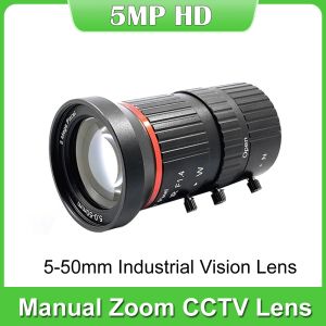 Parçalar CCTV Kamera 550mm 1/2.7 'HD 5 Megapiksel Değişken Endüstriyel Vizyon lens Manuel Zoom Focus C/CS IP AHD Kutu Kameraları için Montaj