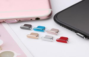 Universal Metal Skin Skin PC Ladeanschluss Anti -Staubstecker für iPhone 7 8 x 6s plus Cap Stopper Cover Telefonzubehör Ladeplug8729936