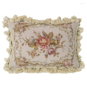 Подушка гостиная больше иглы вышивка игла с иглой Rococo ткань искусство национальное тканое поперечное сшивание готово