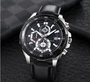 Moda de moda clássica Homens de moda relógios Designer Aço inoxidável Quartz Wristwatch EFR539 Movimento 120 Pendulum function5035654