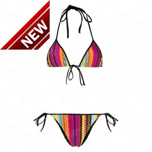 2024 Yeni Moda Tasarımcısı Seksi Bikini Setleri Ucuz Geometrik Desen Kadın Bikinis Plajı Push Up Ladies Mayo Tatil Tarzı Mayoları İç Çamaşırı