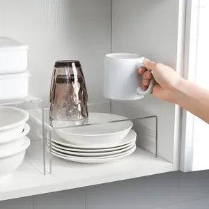 Крюки Акриловая слоистая стойка для хранения для кухонных шкафов разделитель и организатор прозрачные настольные стойки для дома