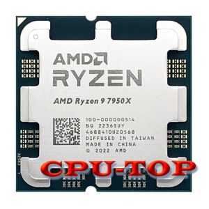 CPUS AMD RYZEN 9 7950X R9 7950X 16 Çekirdek 32 İplik Masaüstü İşlemci 5NM L3 = 64M 100000000514 Soket AM5 Fansız