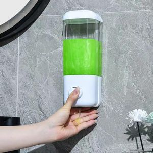 Sıvı Sabun Dispenser Duvar Banyo için asılı Dalgalanma Kılavuzsuz Pres Şampuan Tracess Macun Dezenfektan Şişe