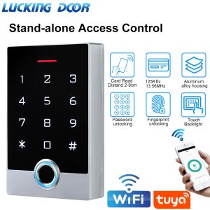 Tuş takımları wifi tuya uygulaması kapısı erişim kontrol sistemi nfc ic rfid kart okuyucu metal vas