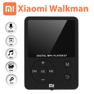 Игроки Xiaomi Walkman Led Digital Display Screen MP4 MP3 -плеер USB FM Radio Media Bluetooth Pocket Audio Walkman Walking Music Play