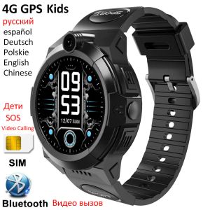 Смотреть LT32 Kids Smart Watch SIM -карта 4G видеочат Calling Sos GPS Wi -Fi LBS Camera Sport Android IOS SmartWatch 2022