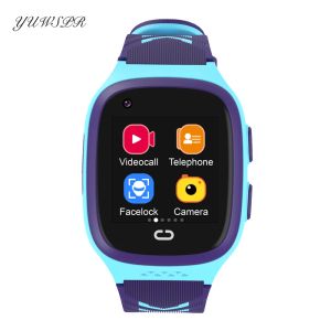 Смотреть 4G SIM -Call Smart Watch GPS Wi -Fi LBS Tracker Smart Phone Watch Забор безопасности IP67 Водонепроницаемый дистанционный мониторинг умные часы Baby