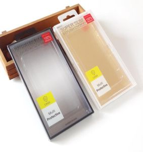 Evrensel PVC Plastik Boş Perakende Paket Kutusu Cep Telefonu Kılıfı Samsung için Ambalaj Kutuları Not 8 iPhone X 8 7 6S Plus8499827