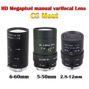 Parçalar HD CCTV Kamera Lens 660mm/550mm/2.812mm megapiksel manuel değişkenli lens CS Mout CCTV Güvenlik Kamerası için sabit iris lens