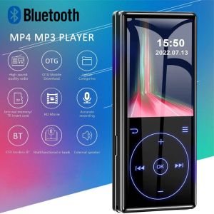 Oyuncular 2.4 inç Bluetooth MP4 MP3 MÜZİK ÇALIŞI DOKU KEYLERİ 16GB HIFI KAYBILIK SESLİ FM Radyo Kaydedici E -Kitap Pedometresi