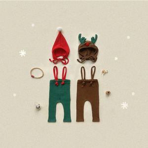 Bebek Erkek Kızlar Noel Cosplay Rompers Kırmızı Kahverengi Yenidoğan Giysileri Bebek ile Yeni Doğuşlu Romper Tulum Çocuklar Bodysuit Bebekler kıyafeti R4R3#