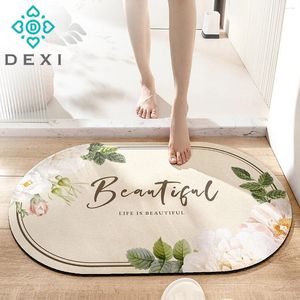 Bath Mats DEXI Bathroom Rugs Floor Mat Non Slip Quick Dry For Kitchen Bedroom Entrance Doormat