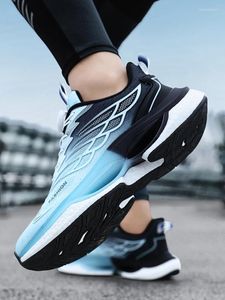 Walkingschuhe neutral absorbieren für Männer weiche Sohle Sneakers mit rotierender Schnalle -Knopfbeleuchtung atmungsaktives Laufen