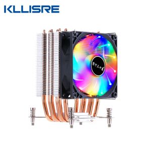 CPUS Kllisre 4 Isı Boruları CPU Soğutucu 4pin RGB PC Sessiz Intel LGA 2011 LGA 20113 X79 X99 CPU Soğutma Fanı