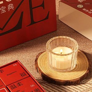 Mum Tutucular Yüzen Centerpieces Tabloları için 20 PCS Adive Çay Işığı Temiz Cam Sevimli Mini Şeritli Tatil Dekoru