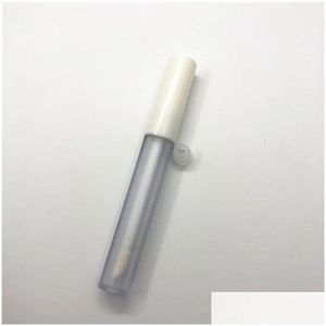 Garrafas de embalagem atacado 2,5 ml de recipientes de brilho labial transparente transparente Tubo Tubo Tubo Brecha portátil Aplicador de ponta da vareta Cosméticos Su dh7sp