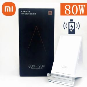 Зарядные устройства Original xiaomi 80W Беспроводное зарядное устройство Qi Turbo заряда 120 Вт USB -адаптер 6A USB Type C Кабель для iPhone 13 Pro Max Mi 12 11 Pro Pro