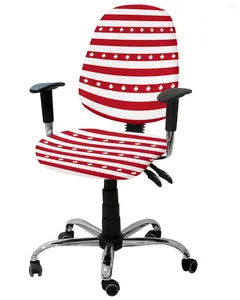 Sandalye kapak çizgileri elastik koltuk bilgisayar kapağı streç çıkarılabilir ofis slipcover oturma odası bölünmüş koltuk