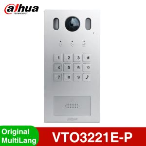 Intercom Dahua Orijinal VTO3221EP 1080P HD Video Intercom Akıllı Ev Kapı Zili Açık Kamera Monitör Villa İstasyonu Yerleşik Konuşmacı