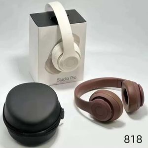 6t New Studio Pro беспроводные наушники Stereo Bluetooth складная спортивная гарнитура беспроводной микрофон Hi-Fi Heavy Bass Наушники TF Music Player с сумкой 818DD