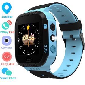 Смотрите 2024 Kids Smart Watch Waterporte Sos Antillost Phone Watch Sim Card Location Tracker Smart Wwatch Kids Gift для iOS Android