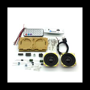 Aksesuarlar DIY Elektronik Kit Bluetooth Hoparlör Elektroniği DIY Leheklama Projesi Kiti Bluetooth Stereo Hoparlör Destek U Disk