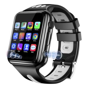 Pads Dual Camera W5 Android 9.0 4G Видеопроизводство Smart Watch Phone 4 Core CPU 8 ГБ 16 ГБ GPS Wi -Fi Student Children Store Store Smart Wwatch