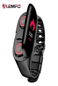 LEMFO M1 Bluetooth ile En Yeni AI Akıllı Saati Kalp Hızı Monitörü Akıllı Bileklik Uzun Saat Bekleme Spor Saati MEN9802738