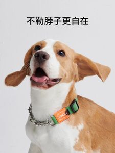 Köpek yakaları iyi evcil hayvan yarım p zincir yaka büyük orta ve küçük köpekler özelleştirilmiş etiket süsü çekiş ipi